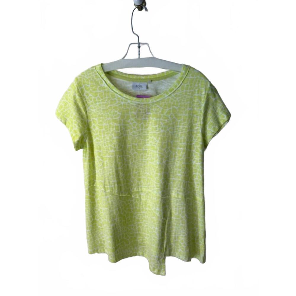 NEW FOIL women's daiquiri tee in lime /white